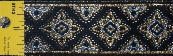 Amravati Trim, Black/Silver/Gold