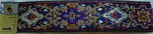 Medallion Trim, Gold/Blue/Red/Mustard