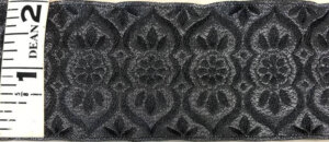 Turkish Delight Trim Silver on Black