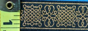 Royal Tudor Trim, Gold/Black