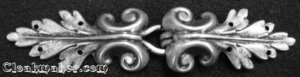 Victorian Flourish Cloak Clasp - Silver Tone Plated