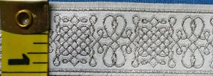 Royal Tudor trim, Silver/White